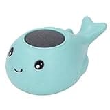 CHEOTIME Bath Thermometer, Floating Whale Toy Bathtub Water Thermometer with 3 Color Backlit LED Display Water Proof Temperature Detector Cartoon Gift for Newborn Mom