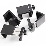 Blasoul Universal Heavy-Duty Outdoor Furniture Clips for Wicker Patio Furniture, Anti-Separation Locking System for Sectional Couch,Secures up to 2.5" Square & Round Tubes(4pcs)