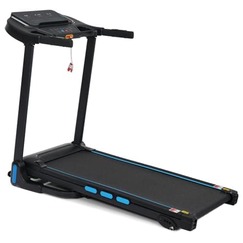 New Treadmills for Home - Metal Black - 3.5Hp Hydraulic Auto Foldable Treadmill with Incline - Home Workout Essential