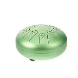Steel Tongue Drum, Zodiac Dragon Pattern Educational Music Instrument Steel Tongue Drum(Add Pier Extension red)