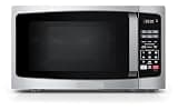 Small Microwave Oven With 6 Auto Menus, Mute Function, LED Lighting, Perfect For Apartments, 0.9 Cu Ft, Stainless Steel