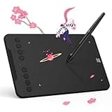 XPPen Updated Deco Mini7 V2 Drawing Tablet-16384 Levels of Pressure Battery-Free Stylus, 7 x 4 OSU Drawing Pad, 8 Hotkeys for Digital Art, Teaching, Gaming Graphic Tablet for Chrome, PC, Mac, Android