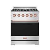 30 Inch Professional Gas in Stainless Steel/Rose Gold