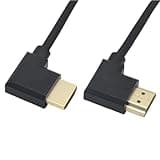 QFDRRFIJT 2pcs Cable 4K HDMI 2.0 Cable HDMI 90 Degree Angle Adapter(Left to Right 1080P,0.3 Meters_2PCS)