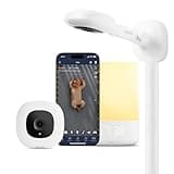 Nanit Nursery Bundle Smart Baby Monitor with Wall Mount – 1080p HD Wi-Fi Camera, Monitoring, Sleep Tracking, Two-Way Audio, Night Vision, Motion & Cry Notifications, White