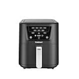 Cuisinart CompactMax 8-Quart Basket Air Fryer for Large Family Meals, Compact Ceramic Countertop Fits a 4.5-lb Chicken, 4-in-1 Air Fry, Roast, Bake & Keep Warm, Easy-Clean Dishwasher-Safe, AIR-210