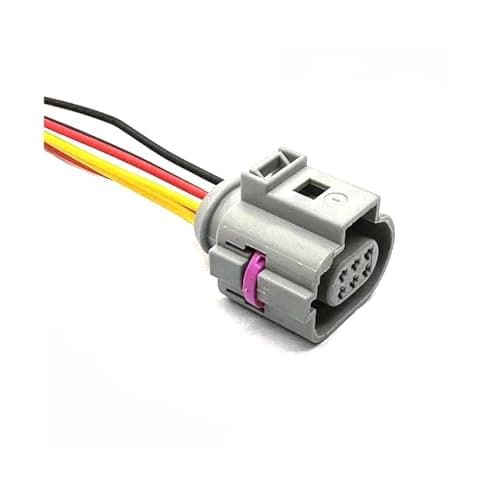 1/6 Pin 1J0973713G Female Valve Connector Waterproof Wire Harness 42121200 (Dark Grey,1 Set) LMNJIUVD(Dark Grey,1 Set)