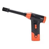 Omquot High Speed Turbofan Air Fan Car Handheld Vacuum Cleaner 130000RPM for Efficient Cleaning (Orange)