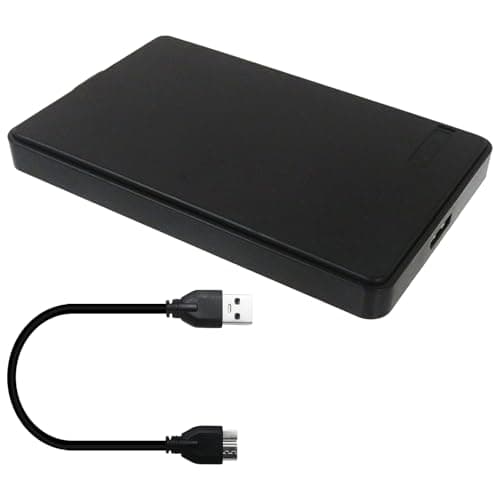 Welsdolk 1TB Ultra Slim Portable External Hard Drive USB3.0 HDD Storage Compatible with Windows7/8/8.1/10 System Format Supports FAT/FAT32/NTFS/EXFAT