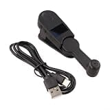 Auto Clicker for Mobile Phone and Tablet, 99 Clicks Per Second with 1-198 Adjustable Gears, HD Digital Display, Compact Portable Device for Games, Live Broadcasts, and Fast Page Turning, Black(Black)