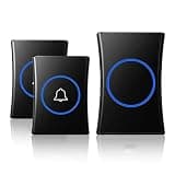 ONMYJFD Doorbell Battery Remote 2 Button 1 Receiver US EU UK Plug Home Call Bell Smart Waterproof