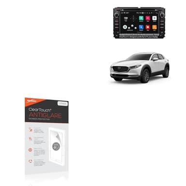 BoxWave Screen Protector Compatible with Mazda 2020 CX-30 (8.8 in) - ClearTouch Anti-Glare (2-Pack), Anti-Fingerprint Matte Film Skin