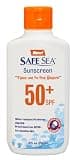Safe Sea Jellyfish Sting-Blocking Sunscreen, SPF 50+ Lotion 4oz, Waterproof, Biodegradable – Body and Face Sunscreen, Anti-Jellyfish and Sea-Lice sting protection.