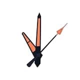 YUBJIANG Orange Watch Hand Needle with Luminous Effect for NH35/NH36 Watch Movement