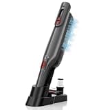 WURESE Handheld Vacuum Cleaner, Cordless, 15kPa Powerful Suction, BLDC Motor, LED Light, with Charging Dock, for Home and Office