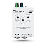Bolanle P1 Dual-Channel Portable in-Ear Monitor Amplifier, Headphone Amp with XLR & TRS Inputs, 3.5mm Output, Stereo/Mono Switch, Volume & Balance Control for Keyboardists, Drummers, Guitarists
