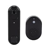 Bewinner Secure Entry Monitor for Solo Residents, 1200mAh Battery - Day Night Vision Doorbell Cam Piece with Phone Alert Integration