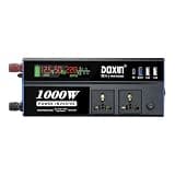 Quipsox Modified Inverter 500W 1000W 12VDC/24VDC to 220V AC with 2 USB Port,PD 22W QC 18W Fast Charging(500W)
