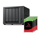 Synology DS925+(2X 2.5GbE Ports, Ryzen V1500B, 4GB RAM) 4-Bay 16TB Bundle with 4X 4TB Seagate Ironwolf HDDs