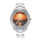 FekiLoot Watch for Men Big Face Stainless Steel Wrist Watch Personality