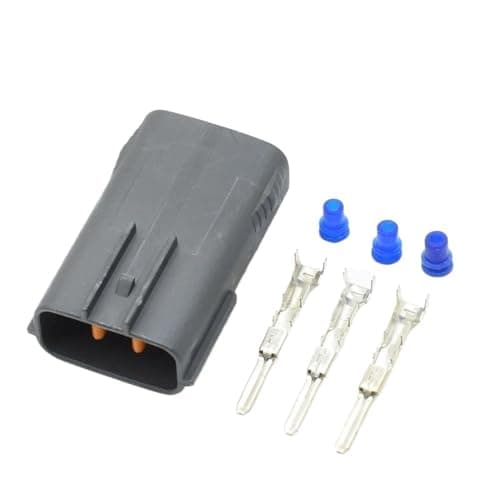 Car Connector 1 Set 3 Pin 6195-0009 6195-0012 090 Water Proof se/n*/SOR Connector for RX8 Ignition Coil Socket(Army Green)