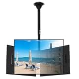 Generic TV Ceiling Mount Bracket for 32-70 Inch Flat Screen Displays Support 3 Screens Drop Down 360 Degree TV Wall Mount Full Motion Max VESA 600x400mm 330 Lbs Capacity