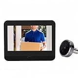 OPPWONG Smart Video Doorbell PIR Motion Detection Door Viewer Wireless WiFi Door Viewer with 4.3 Inch Color Screen 135 Wide Angle 5000mAh Battery for Home Apartment Villa Office