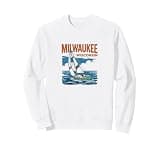 Milwaukee Wisconsin Vintage Sailboat Sweatshirt
