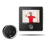 ONMYJFD LCD Screen Electronic Door Viewer Bell IR Night Camera Photo Recording Digital Smart Doorbell