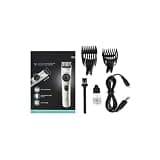 DIYEAH Men's Electric Hair Clipper and Beard Trimmer Rechargeable USB Hair Cutting Tool with Stainless Steel Blades, Washable Design for Professional Haircuts and Grooming