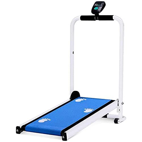 Foldable Treadmill Folding Treadmill Non-Motorized Walking Jogging Running Machine with Display - for Home Gym Fitness Exercise Trainer