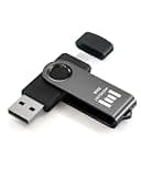 MOSDART 32GB FAT32 USB2.0 C Flash Drive – Protective Cap Keeps C-Head Safe, Type-C+USB A 2-in-1 for iPhone 15/16/17, Android Phones, MacBook, iPad, Laptop