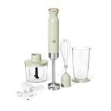 LUGBAR Beautiful 2-Speed Immersion Blender with Chopper by Drew Barrymore (Sage Green)