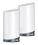 Arris Surfboard mAX Tri-Band Mesh System WC4S | AC3800 Wi-Fi Speed up to 3.8 Gbps | Coverage 5,500 sq ft | 1.7 Gbps Backhaul | Two 1 Gbps Ports per Node | Alexa Support | 2 Year Warranty