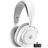 SteelSeries Arctis Nova 7P Wireless Gen 2 Gaming Headset - Real-Time App Control, 50+ HR Play, Neodymium Magnetic Drivers, Mix 2.4GHz/Bluetooth, PS5, PS4, PC, Switch 1/2, Mobile - White
