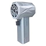SENECESLI Turbo Dryer Lightweight Jet Dry Blower 240Km/h Powerful Push Quick Charge 22W for BBQ Lighting (Silver)