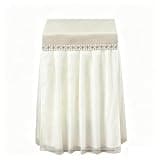 French-Style Double-Layer Safe Cover Full-Coverage, Custom-Sized Scratch-Resistant Safe Cover for Safes, Speakers, Nightstands, Washing Machines(White,22x22x36in/55x55x90cm)