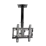 TV Stand tv Wall Mount Ceiling TV Mount for 32-55 Inch TVs, Adjustable Tilt Swivel TV Bracket, with Loading 88 Lbs