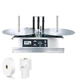 Automatic Label Rewinder with Counting and Metering Function, F Series Rewinding Machine 300/450mm, Adjustable Speed and Tension, for Express Logistics and Supermarket Retail(F300)