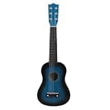 21 Inch Folk Acoustic Guitar SEPTRIO Beginner Music Instrument 6-String Guitar for Home School Kids Music Class Supplies (Blue)