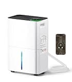 Globexis 28.5 Pint Compressor Dehumidifier for Basement/Bathroom/Bedroom – 1500 Sq.Ft, WiFi/APP Control, Auto Defrost, Drain Hose, Child Lock & Laundry Drying