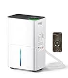 Globexis 28.5 Pint Compressor Dehumidifier for Basement/Bathroom/Bedroom – 1500 Sq.Ft, WiFi/APP Control, Auto Defrost, Drain Hose, Child Lock & Laundry Drying