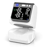 Automatic Electronic Blood Pressure Monitor, 22-40 CM Blood Pressure Cuff, 3 Users*199 Memories, Arm Blood Pressure Monitors for Home Use, Backlit Large LED Screen, BP Monitor (White Gunmetal)
