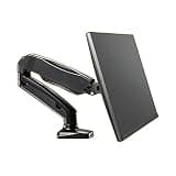 Listed TV Mount Monitor Stand Single Arm Gas Spring Monitor Desk Mount Adjustable Vesa Mount Desk Stand with Clamp and Grommet Base