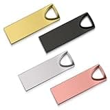 CarryBright Bulk Custom USB Flash Drives, Waterproof Metal Thumb Drive with Customizable Gift Box, Customized Logo Text for Corporate Events, Trade Shows, Business Gifts, Wedding Gifts(1G,200PCS)