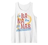 Milwaukee Banana Pun Funny Bananas City Tank Top