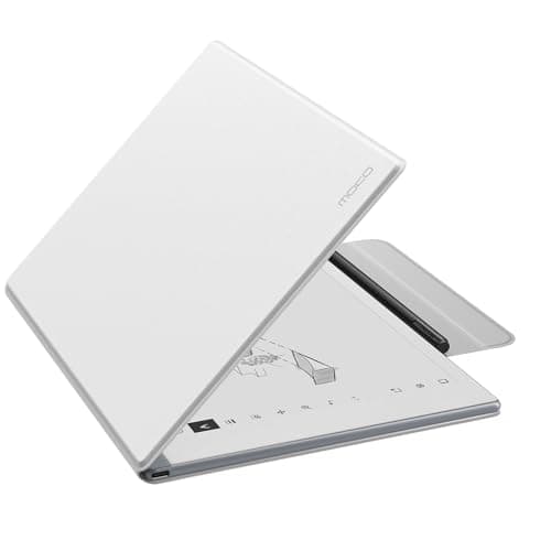 MoKo Case for Remarkable 2 Tablet, Ultra-Thin Magnetic Case with Wide Pen Protective Clasp, Smart Cover Folio for Remarkable Tablet 2 10.3" 2020 Release, White