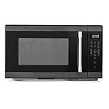 1.1 Cu Ft Countertop Microwave Oven, Black Stainless Steel -Delivers Fast, Even Heating With 10 Adjustable Power Levels For Precision Cooking, Easy-to-use Interface With LED Display