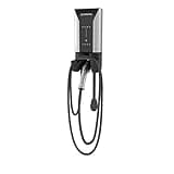 Siemens 8EM13125CF180FA3 VersiCharge AC Series 48A 208/240V Smart Connected EV Charger Indoor/Outdoor with 20 ft. Cable Hardwired, Silver/Black