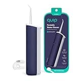 quip Rechargeable Cordless Water Flosser with 2 Modes and 360 Degree Rotating Tip - Portable Electric Oral Irrigator for Deep Gum and Teeth Cleaning
